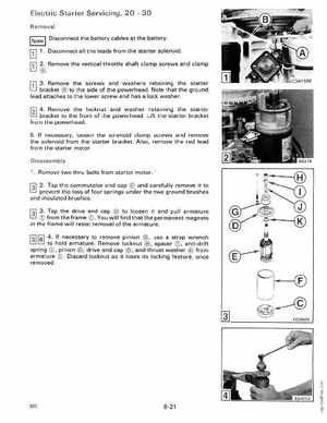 1989 Johnson Evinrude "CE" 9.9 thru 30 Service Manual, P/N 507754, Page 296