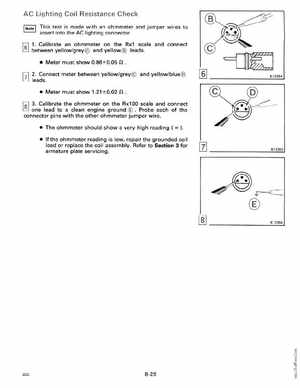 1989 Johnson Evinrude "CE" 9.9 thru 30 Service Manual, P/N 507754, Page 304