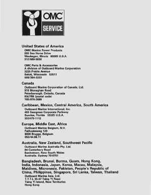 1989 Johnson Evinrude "CE" 9.9 thru 30 Service Manual, P/N 507754, Page 364