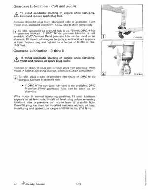 1989 Johnson Evinrude "CE" Colt/Junior thru 8 Service Manual, P/N 507753, Page 27