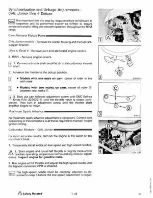 1989 Johnson Evinrude "CE" Colt/Junior thru 8 Service Manual, P/N 507753, Page 48
