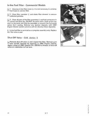 1989 Johnson Evinrude "CE" Colt/Junior thru 8 Service Manual, P/N 507753, Page 67