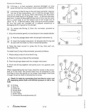 1989 Johnson Evinrude "CE" Colt/Junior thru 8 Service Manual, P/N 507753, Page 73