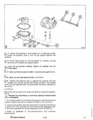 1989 Johnson Evinrude "CE" Colt/Junior thru 8 Service Manual, P/N 507753, Page 86