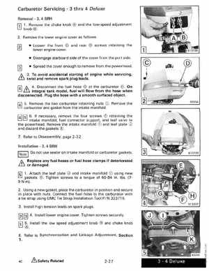 1989 Johnson Evinrude "CE" Colt/Junior thru 8 Service Manual, P/N 507753, Page 87