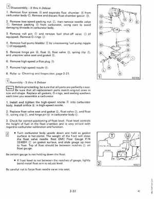 1989 Johnson Evinrude "CE" Colt/Junior thru 8 Service Manual, P/N 507753, Page 92