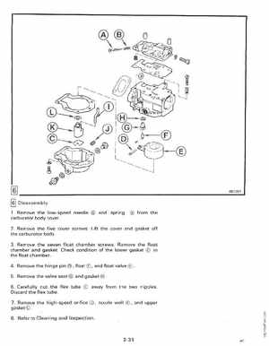 1989 Johnson Evinrude "CE" Colt/Junior thru 8 Service Manual, P/N 507753, Page 96