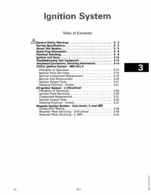 1989 Johnson Evinrude "CE" Colt/Junior thru 8 Service Manual, P/N 507753, Page 100