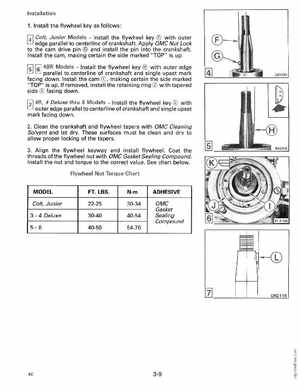1989 Johnson Evinrude "CE" Colt/Junior thru 8 Service Manual, P/N 507753, Page 108