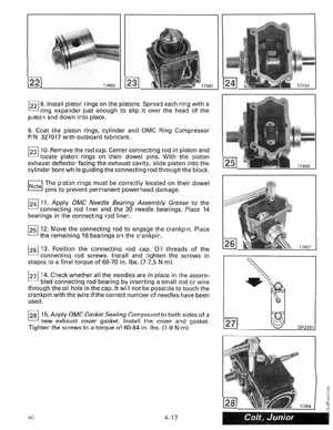 1989 Johnson Evinrude "CE" Colt/Junior thru 8 Service Manual, P/N 507753, Page 160