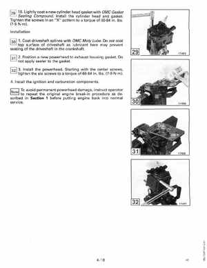 1989 Johnson Evinrude "CE" Colt/Junior thru 8 Service Manual, P/N 507753, Page 161