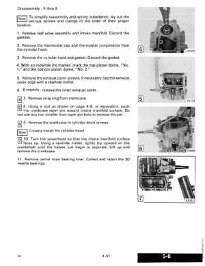 1989 Johnson Evinrude "CE" Colt/Junior thru 8 Service Manual, P/N 507753, Page 184