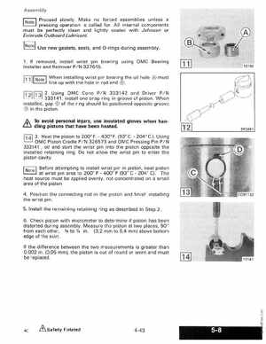 1989 Johnson Evinrude "CE" Colt/Junior thru 8 Service Manual, P/N 507753, Page 186