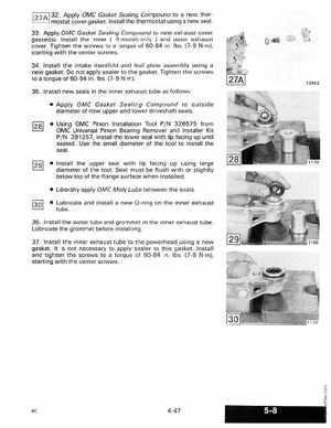 1989 Johnson Evinrude "CE" Colt/Junior thru 8 Service Manual, P/N 507753, Page 190