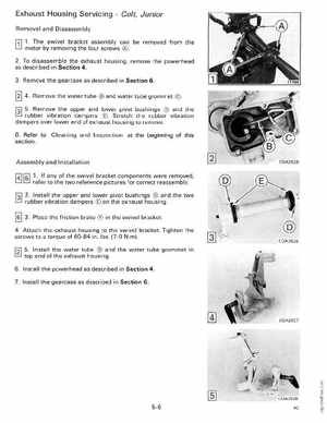 1989 Johnson Evinrude "CE" Colt/Junior thru 8 Service Manual, P/N 507753, Page 204