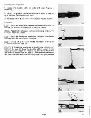 1989 Johnson Evinrude "CE" Colt/Junior thru 8 Service Manual, P/N 507753, Page 212