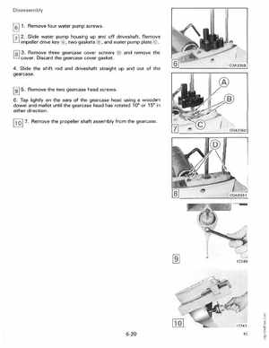 1989 Johnson Evinrude "CE" Colt/Junior thru 8 Service Manual, P/N 507753, Page 234