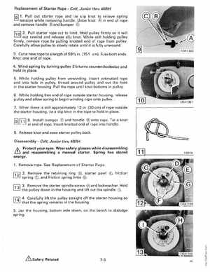 1989 Johnson Evinrude "CE" Colt/Junior thru 8 Service Manual, P/N 507753, Page 248