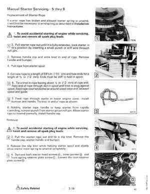 1989 Johnson Evinrude "CE" Colt/Junior thru 8 Service Manual, P/N 507753, Page 256