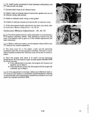 1990 Johnson Evinrude "ES" 40 thru 55, P/N 507872, Page 94