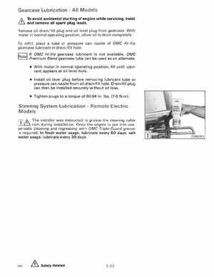 1990 Johnson Evinrude "ES" 60 thru 70 Service Manual, P/N 507873, Page 17