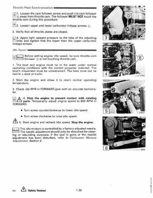 1990 Johnson Evinrude "ES" 60 thru 70 Service Manual, P/N 507873, Page 45