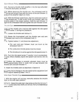 1990 Johnson Evinrude "ES" 60 thru 70 Service Manual, P/N 507873, Page 46