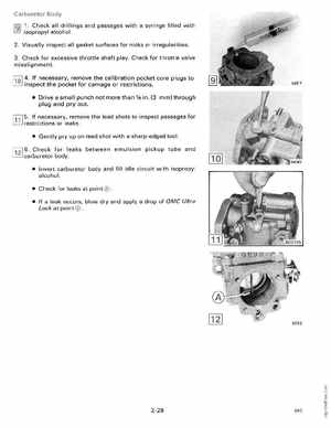 1990 Johnson Evinrude "ES" 60 thru 70 Service Manual, P/N 507873, Page 85