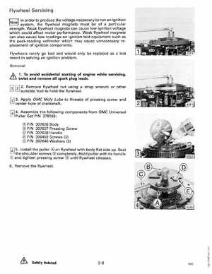 1990 Johnson Evinrude "ES" 60 thru 70 Service Manual, P/N 507873, Page 99