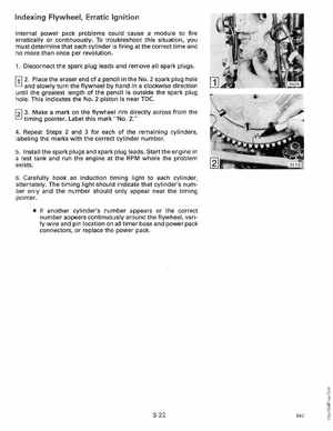 1990 Johnson Evinrude "ES" 60 thru 70 Service Manual, P/N 507873, Page 113