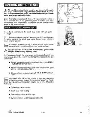 1990 Johnson Evinrude "ES" 60 thru 70 Service Manual, P/N 507873, Page 117
