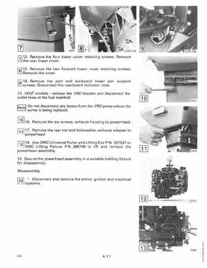 1990 Johnson Evinrude "ES" 60 thru 70 Service Manual, P/N 507873, Page 137