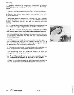 1990 Johnson Evinrude "ES" 60 thru 70 Service Manual, P/N 507873, Page 141