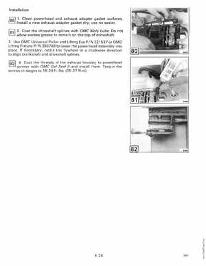 1990 Johnson Evinrude "ES" 60 thru 70 Service Manual, P/N 507873, Page 150