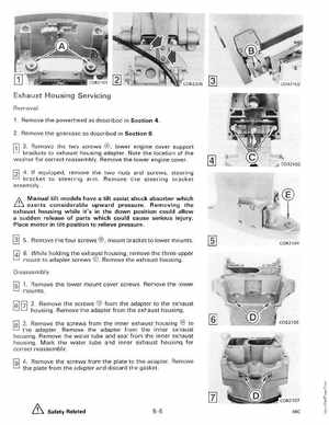 1990 Johnson Evinrude "ES" 60 thru 70 Service Manual, P/N 507873, Page 167