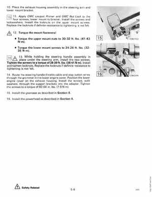 1990 Johnson Evinrude "ES" 60 thru 70 Service Manual, P/N 507873, Page 169