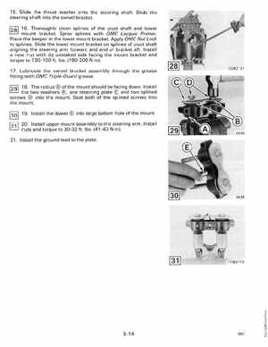 1990 Johnson Evinrude "ES" 60 thru 70 Service Manual, P/N 507873, Page 175