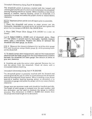 1990 Johnson Evinrude "ES" 60 thru 70 Service Manual, P/N 507873, Page 196