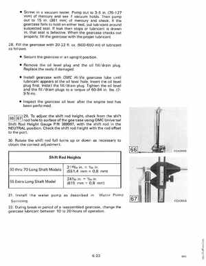 1990 Johnson Evinrude "ES" 60 thru 70 Service Manual, P/N 507873, Page 202