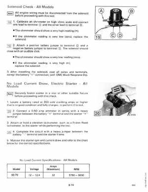 1990 Johnson Evinrude "ES" 60 thru 70 Service Manual, P/N 507873, Page 226