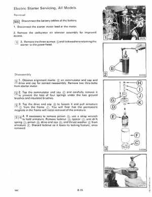 1990 Johnson Evinrude "ES" 60 thru 70 Service Manual, P/N 507873, Page 227
