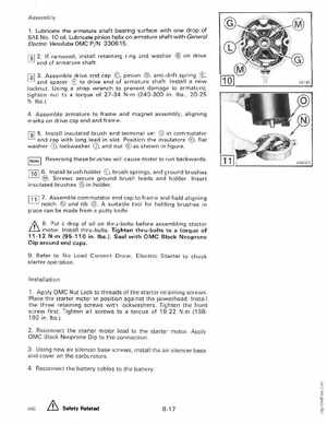 1990 Johnson Evinrude "ES" 60 thru 70 Service Manual, P/N 507873, Page 229