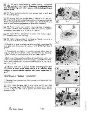 1990 Johnson Evinrude "ES" 60 thru 70 Service Manual, P/N 507873, Page 251