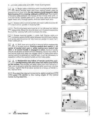1990 Johnson Evinrude "ES" 60 thru 70 Service Manual, P/N 507873, Page 252