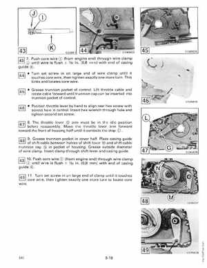 1990 Johnson Evinrude "ES" 60 thru 70 Service Manual, P/N 507873, Page 254