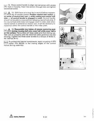 1990 Johnson Evinrude "ES" 60 thru 70 Service Manual, P/N 507873, Page 255