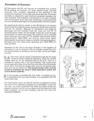 1990 Johnson Evinrude "ES" 60 thru 70 Service Manual, P/N 507873, Page 262