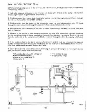 1990 Johnson Evinrude "ES" 60 thru 70 Service Manual, P/N 507873, Page 265