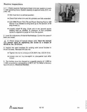 1990 Johnson Evinrude "ES" 60 thru 70 Service Manual, P/N 507873, Page 268
