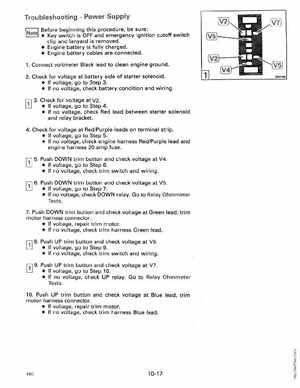 1990 Johnson Evinrude "ES" 60 thru 70 Service Manual, P/N 507873, Page 275